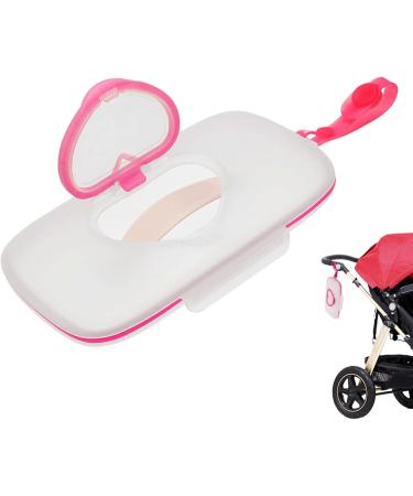 Travel Size Wipe Holder Travel Wipes Dispenser Handle Design Dust-Proof Wipes Dispenser Heart Shape Opening for Keep Wipes Moisturized Fovolat - Buy Online on GoSupps.com