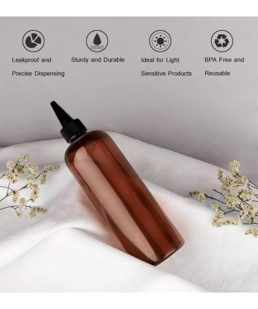 Sdoot Bernstein Squeezing Bottle for Hair Color - 2 Pack 473ml Applicator with Rotating Lock Ideal for Hair & Pet Use Brown Black Cap - Buy Online on GoSupps.com