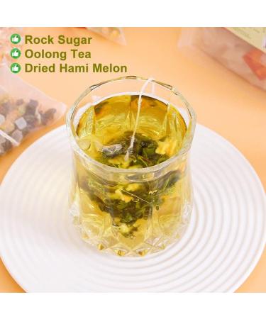 100% Natural Hami Melon Oolong Tea Bag 250g/8.81oz (10g*25bags) m lange de tisane aux fruits au cantaloup pour th frais ar me de glace aux fruits en feuilles sans OGM - Buy Online on GoSupps.com