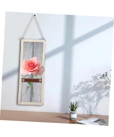 BIUDECO Rope Floral Decorative Painting Vintage Decor Room Decor Wall Art Artificial Flower Unique Wooden - Buy Online on GoSupps.com