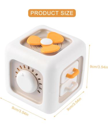 Busy Activity Cube for Toddlers | 6-in-1 Montessori Motor Skills Toy | Educational Fun for Ages 1-4 - Buy Online on GoSupps.com