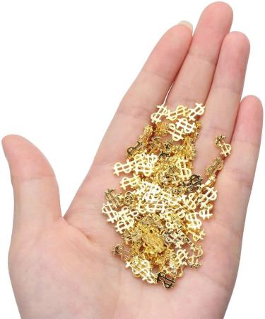 Girl Manicure Tools For Women Nail Charms Nail Accessories Dollar Sign Nail Art Stickers 3D Nail Decals - Buy Online on GoSupps.com