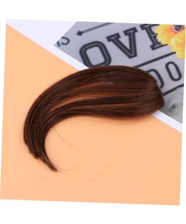 DOITOOL Woman Hair Bang Turneric Hair Bangs Clip Bridesmaid Scrunchies Body Wash Mittens Foam Curlers for Hair Eye Patches for Adults Tassles Fringe Front Hair Bangs Tassel Clip Conjoined medium Brown - Buy Online on GoSupps.com