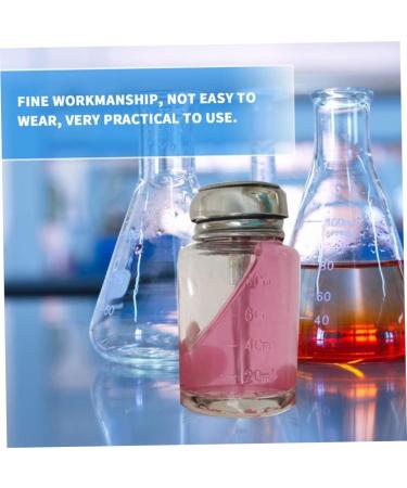 Push Glass Bottle Push Down Alcohol Dispenser for Nail Polish Makeup Remover 80ML press type alcohol bottle - Buy Online on GoSupps.com