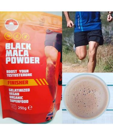 Black Maca Powder Gelatinized 250G | Boost Performance & Endurance | Ecological Black Maca Superfood - Buy Online on GoSupps.com