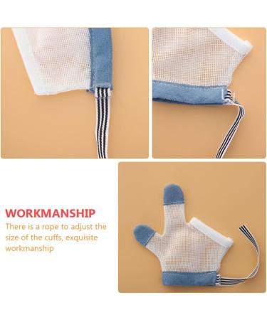 ToddMomy Anti-Eating Gloves for Thumb Sucking Babies - Breathable Scratch-Resistant Perfect for Newborns (10.5x6cm) - Buy Online on GoSupps.com
