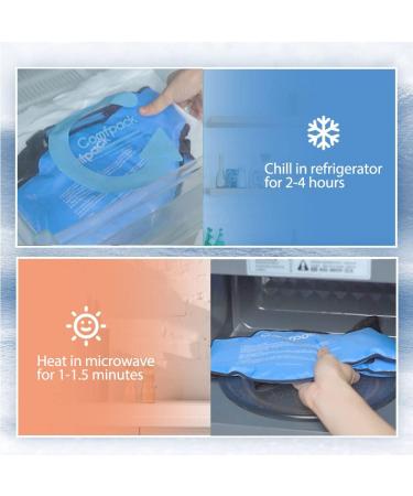 Comfpack Reusable Gel Neck Ice Pack Wrap for Pain Relief and Recovery - Buy Online on GoSupps.com