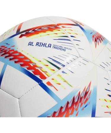 adidas FIFA World Cup Qatar 2022 Al Rihla Training Soccer Ball - White/Pantone 5 - Buy Online on GoSupps.com