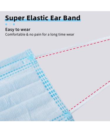 50Pcs Disposable Earloop Blue Face Mask - Buy Now at Bigox - Buy Online on GoSupps.com