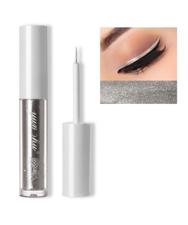 Erinde Liquid Glitter Eyeshadow Eyeliner  Metallic Shimmer Glitter Eyeshadow Liner  High Pigment Colored Eyeliner Stickers  Waterproof Long Lasting for Women Christmas Makeup  Star Silver 02 Star Silver - Buy Online on GoSupps.com