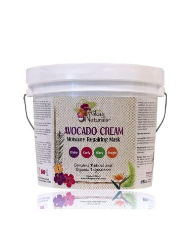Alikay Naturals Avocado Moisture Cream Hair Mask | 8 oz | With Beta-Carotene, Vitamins B, C, E, and Healthy Fats - Buy Online on GoSupps.com