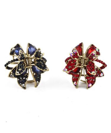 Minkissy 5-Piece Mini Hair Claws | Vintage Retro Hair Clips for Women & Girls | Stylish Bathroom Shower Hair Accessories - Buy Online on GoSupps.com