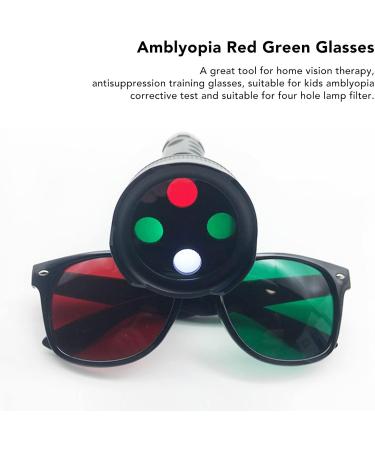 Red Green Glasses for Amblyopia - Vision Enhancement with Box | International Shipping Available - Buy Online on GoSupps.com