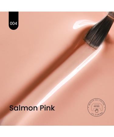 MEGIOR Pink Gel Nail Polish 15ml Salmon Pink Gel Polish 1PCS Soak Off UV LED Nail Gel Polish for Nail Art Manicure Salon DIY Home for Women Girls Nails - Buy Online on GoSupps.com