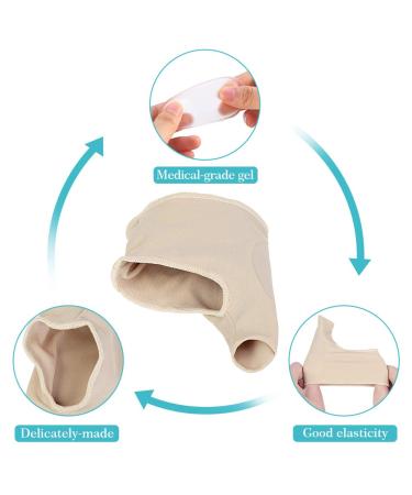 Yosoo Health Gear Bunion Corrector Sleeve - Bunion Relief Toe Protectors with Gel Cushion Pads for Men and Women - Hallux Valgus Correction - 1 Pair - Buy Online on GoSupps.com