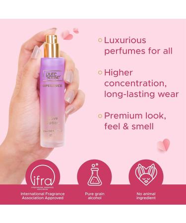 Pu'reSen'se Opulence Perfume Gift Set (Hearts + Sweet + Passion + Love) | Birthday Gifts | Long Lasting Luxury Perfume Travel Combo Pack 25x4ml | for Women Wife Girlfriend Sister - Buy Online on GoSupps.com