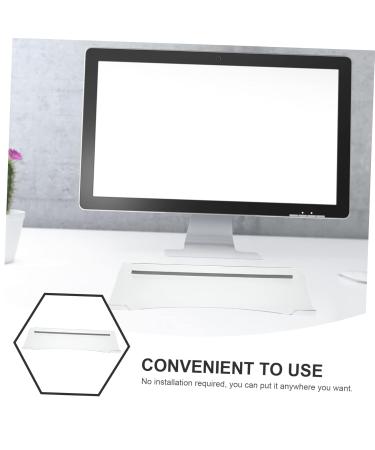 Buy Hemoblo 2-Piece Acrylic Keyboard Rest - Aesthetic Desk & Gaming Accessories | Slipproof Transparent Presentation Stand - 43x14cm - Buy Online on GoSupps.com