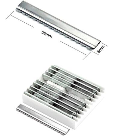 60 Blades Replaceable Hairdresser Razor Thinner Safety Straight Barber Razor Scissors Thinning Razor Hairdressing Hair Removal - Buy Online on GoSupps.com