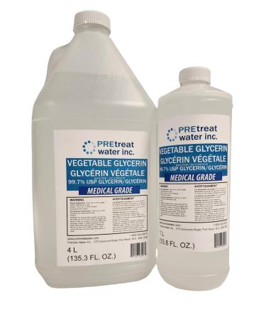 Vegetable Glycerin 1 Liter 99.7% Pure USP Medical Kosher Food and Pharmaceutical Grade Used for Skin Hair Food Crafts DIY Soaps and Various Other Applications - Buy Online on GoSupps.com