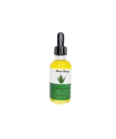 Natural Hair Growth Oil - Enriched with Aloe Vera Jojoba Avocado Coconut Oils & Rosemary Suitable for All Ages for Hydrated and Nourished Scalp 2oz