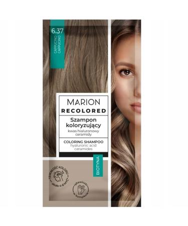 Marion MARION RECOLORED COLORING SHAMPOO 6.37 CAPPUCINO 35ML
