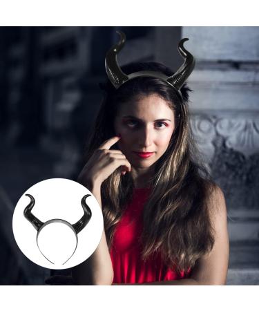 Lurrose Devil Horns Headband - Demon Horns Cosplay Headpiece for Halloween - Buy Online on GoSupps.com