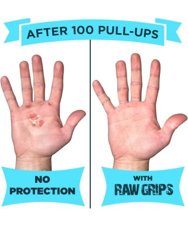JerkFit RAW Grips 2 Finger Leather Hand Grips | Full Palm Protection for Weightlifting, Calisthenics, Pull Ups, WODs | Prevent Rips & Blisters | Large Size - Buy Online on GoSupps.com