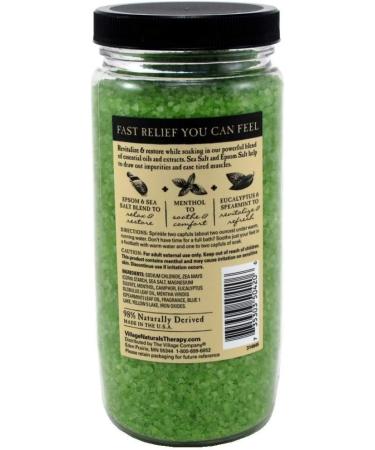 Village Naturals Aches + Pains Muscle Mineral Bath Soak 20oz (2 Pack) - Relieve Sore Muscles Naturally - Buy Online on GoSupps.com