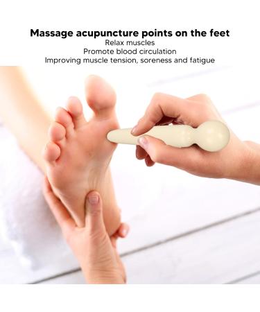 Ergonomic Wooden Massage Stick for Pain Relief | 1 Piece Foot Traction Tool - Buy Online on GoSupps.com