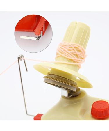 LAMXD Hand Operated Yarn Ball Winder - Portable & Easy to Use with Metal Handle and Clamp - Includes Yarn Needles Set - Buy Online on GoSupps.com