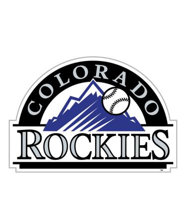 Fremont Die MLB Unisex Adult Vinyl Magnet 12" Colorado Rockies One Size Multi