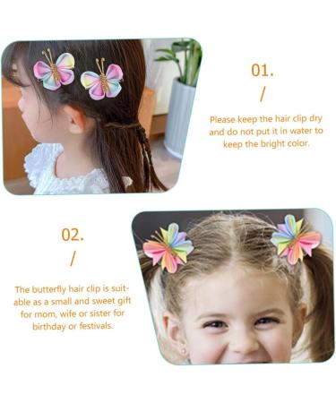 FOMIYES 35 Pairs Mesh Butterfly Hair Accessories Butterfly Hair Clips Hair Barrettes Hair Decorations Cute Hair Clips Hair Clips for Toddlers Manual Hairpin Decorate Child Flannel - Buy Online on GoSupps.com