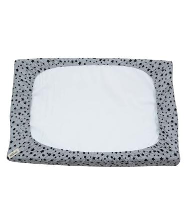 JYOKO KIDS Changing Mat Cover - Black Star (70 x 50 cm) | International Shipping Available - Buy Online on GoSupps.com