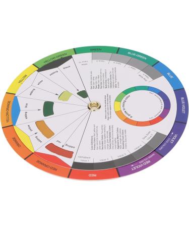 Color Wheel Mixing Guide for Paint and Makeup - Small Size - Buy Online on GoSupps.com