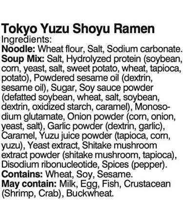Itsuki Tokyo "Yuzushoyu" Yuzu Flavour Soy Sauce Ramen (Animal Free) 2 Servings 172g - Buy Online on GoSupps.com