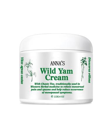 Anna's Organic Wild Yam Cream Wild Yam Cream Body Moisturizer for All Skin Types