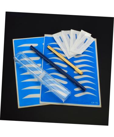 Healifty 3pcs Microblading Golden Storage Kit Pen Semi-permanent with Eyebrow Manual Practice Pencil 1 count (Pack of 1) Goldenx3pcs - Buy Online on GoSupps.com