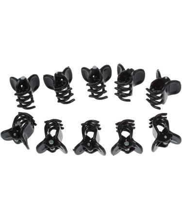10 Mixed Small Plastic Black Hair Claws - Buy Online on GoSupps.com
