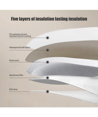 Collapsible Foot Bath with Zippered Lid Portable Foot Soaking Bucket Heat Retaining Non-slip Foot Bath Tub Foldable Pedicure Bag for Home Outdoor Grey - Buy Online on GoSupps.com