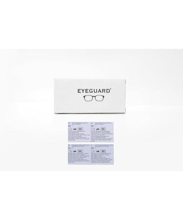 Eyeguard Narrow Reading Glasses - Compact Mini Pocket Readers with Case | Super Light Metal | 2 Pairs +3.50 Enlargement for Men & Women - Buy Online on GoSupps.com