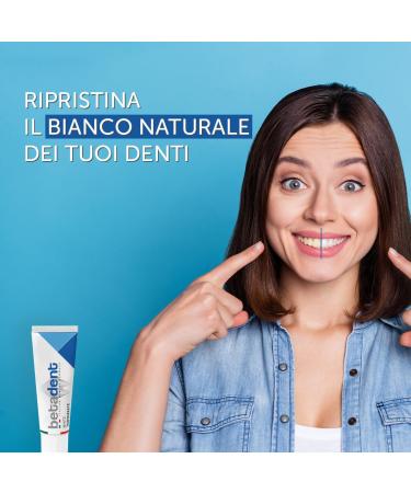 Betadent White Gums - Gentle Teeth Whitening Fresh Breath & Anti-Plaque Effect - Tartar Control 100ml - Buy Online on GoSupps.com