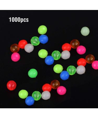 Microcos Pearls for Fishing - 1000PC Colorful Glow-in-the-Dark Laser Plastic Fishing Bait | 10 Vibrant Colors - Buy Online on GoSupps.com