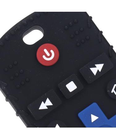 Silicone TV Control Teething Toy for Toddlers - Wear Resistant Baby Shower Gift (Black) - Buy Online on GoSupps.com