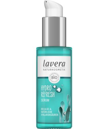 lavera Hydro Refresh Serum - with algae and hyaluronic acid - Effective hydration - vegan - Natural cosmetics - 30 ml
