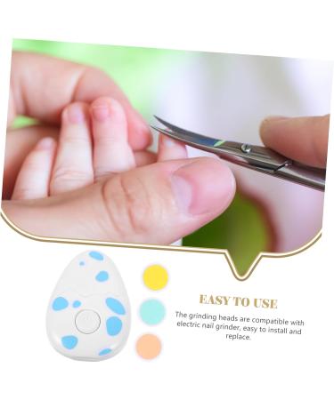 DOITOOL Electric Nail Dinosaur Eggs Trimmer Tools Electric Nail File Nail Care Tool Nail File Electric Nail File Nail Care Kit Plastic Pedicure Child Nail Polish 8.00X6.00X2.50CM Blue - Buy Online on GoSupps.com