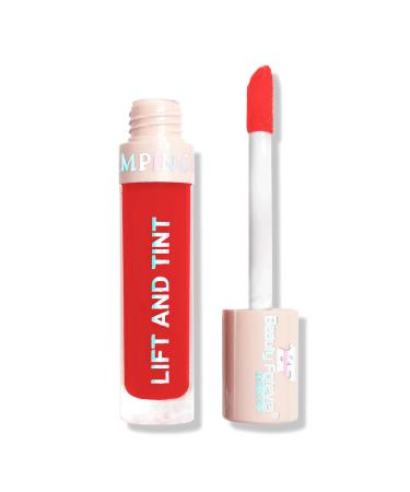 Beauty Forever Lift and Tint Plumping Lip Gloss with Fruity Flavours and Vitamin E Lip Plumper Lip Gloss 6ml (03 Cherry Sheer Red)