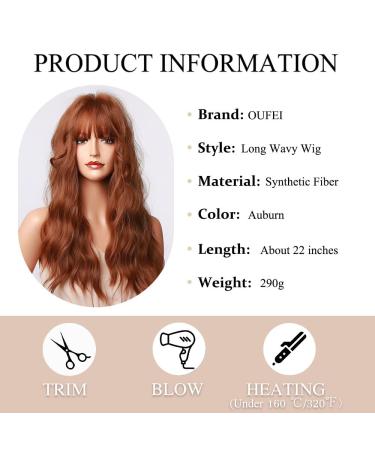 Oefei 22 Corrugated Chestnut Brown Wig - Heat-Resistant Synthetic Hair for Cosplay & Daily Use - Buy Online on GoSupps.com