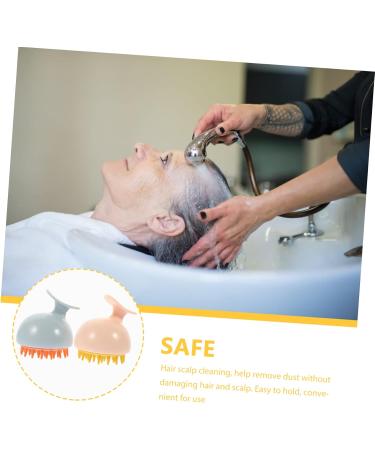 Tovinanna 10 Stk Shampoo Massage Brush | Professional Scalp Cleaner & Peeling Silicone Brush | Daily Hair Massager | Japanese Style ABS - Buy Online on GoSupps.com