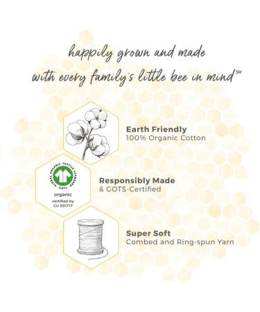 Burt's Bees Baby Honey Bee Heather Grey Jersey Knit Changing Pad Cover - Buy Online on GoSupps.com