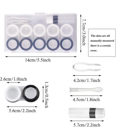Buy Holder Contact Lens Kit - 10 Travel Cases with Tweezers & Bottle | Perfect for Outdoor Activities - Buy Online on GoSupps.com